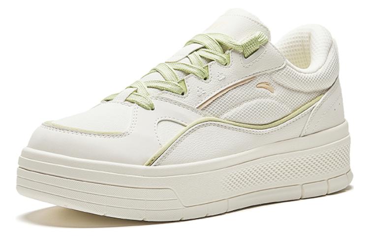 Order (W) 안타 심플 화이트 그린 로우탑 스니커즈 922418065-3