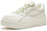 Order (W) 안타 심플 화이트 그린 로우탑 스니커즈 922418065-3