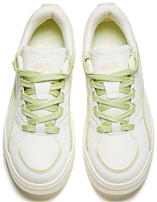 (W) 안타 심플 화이트 그린 로우탑 스니커즈 922418065-3 Lookbook (W) 안타 심플 화이트 그린 로우탑 스니커즈 922418065-3