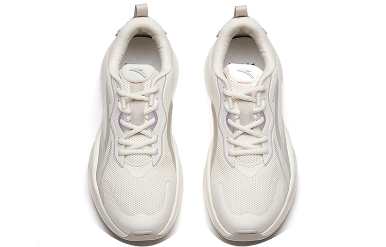 Lookbook 安踏 透氣輕便耐磨 低幫運動鞋 女款 白綠