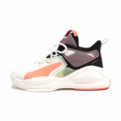 (W) Anta Badao Mid 'White Black Purple'