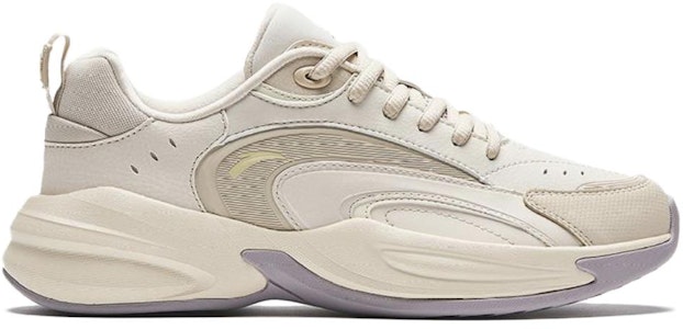 Anta安踏 舒適百搭 耐磨 防滑增高 低筒 爸爸鞋 女款 米白色 Order Anta安踏 舒適百搭 耐磨 防滑增高 低筒 爸爸鞋 女款 米白色