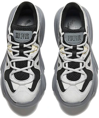 Anta安踏 喵喵鞋 舒適 耐磨 低筒 生活休閒鞋 女款 黑灰 Lookbook Anta安踏 喵喵鞋 舒適 耐磨 低筒 生活休閒鞋 女款 黑灰