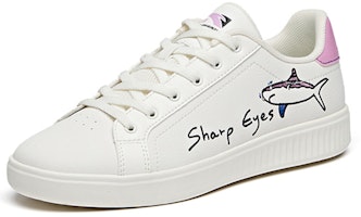 安踏 防滑耐磨 低帮 板鞋 女款 象牙白/粉紫 Lookbook 安踏 防滑耐磨 低帮 板鞋 女款 象牙白/粉紫