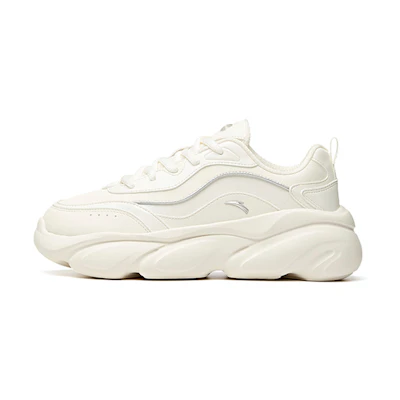 (W) Anta Low Dad Shoe 'Ivory White Paw'