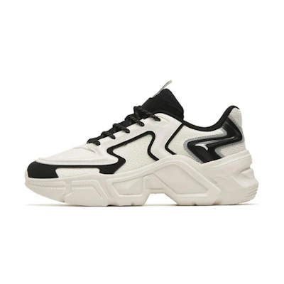 (W) Anta Low Top 'White Black'
