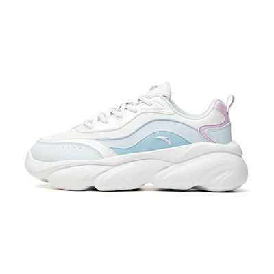 (W) Anta Low Top 'White Blue' 'Meow Claw'