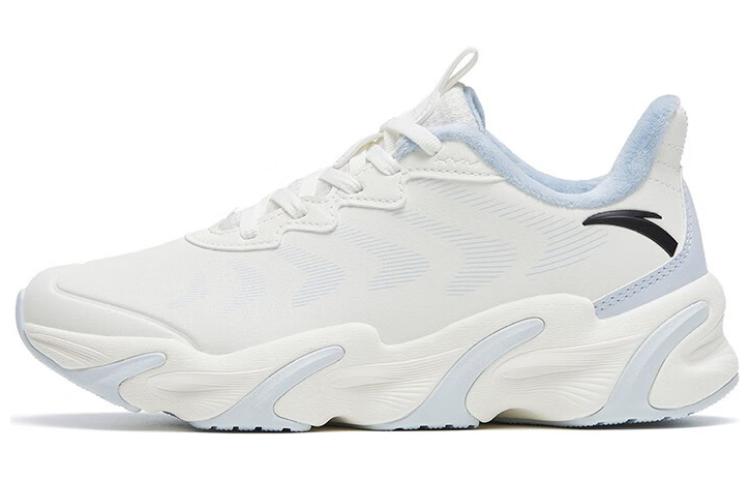 (W) Anta Low Top 'White Blue CMFT Fleece' 'Bu Zhi Bu'