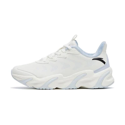 (W) Anta Low Top 'White Blue CMFT Fleece' 'Bu Zhi Bu'