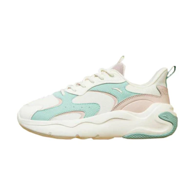 (W) Anta Low Top 'White Green CMFT'