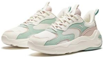 Anta安踏 輕便舒適 減震耐磨 低筒 生活休閒鞋 女款 白綠色 Order Anta安踏 輕便舒適 減震耐磨 低筒 生活休閒鞋 女款 白綠色