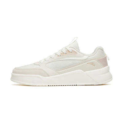 (W) Anta Low Top 'White Grey Pink'