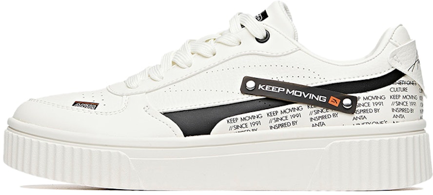 (W) Anta Low-Top Board Sneakers 'Putih Empuk' 122028026R-1 Buy (W) Anta Low-Top Board Sneakers 'Putih Empuk' 122028026R-1