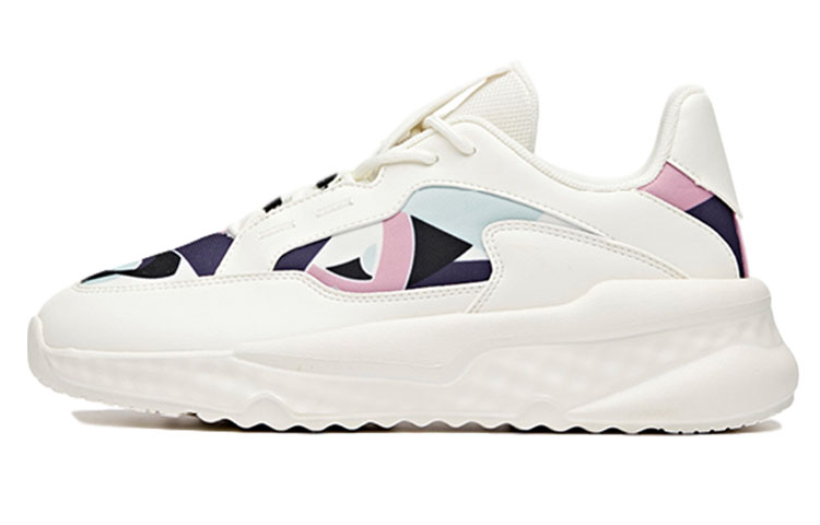 (Women) Anta Low-Top Leather 'White Green Purple' 122038842-4