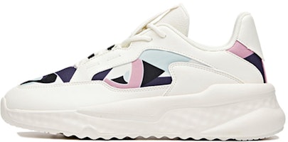 (Women) Anta Low-Top Leather 'White Green Purple' 122038842-4 (Women) Anta Low-Top Leather 'White Green Purple' 122038842-4