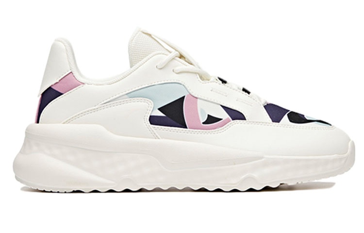 Order (W) 安踏低帮皮革鞋款 '白绿紫' 122038842-4