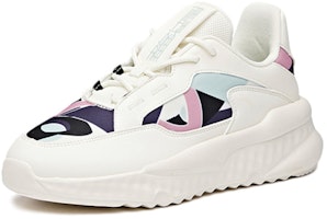 (W) 安踏低帮皮革鞋款 '白绿紫' 122038842-4 Lookbook (W) 安踏低帮皮革鞋款 '白绿紫' 122038842-4