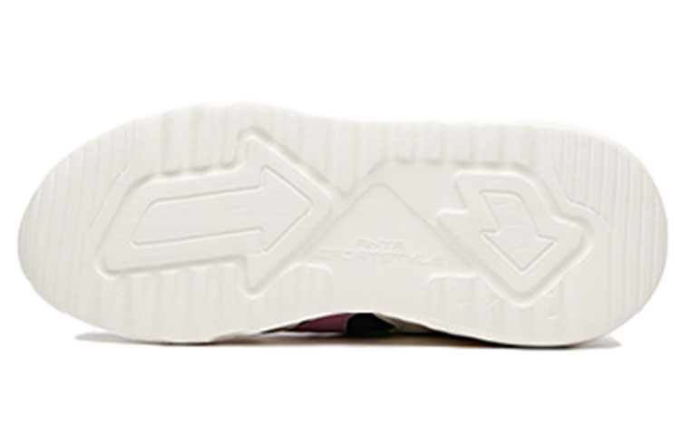 Details for (W) 安踏低帮皮革鞋款 '白绿紫' 122038842-4