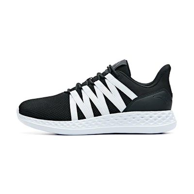 (W) Anta Low-Top Running 'Black White'