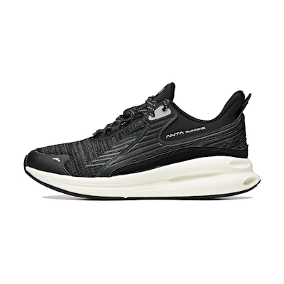 (W) Anta Low-Top Running 'Wormhole Technology Black White'