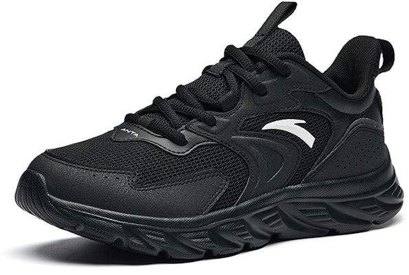 安踏 低筒 跑步鞋 女款 黑色 輕薄休閒 Order 安踏 低筒 跑步鞋 女款 黑色 輕薄休閒