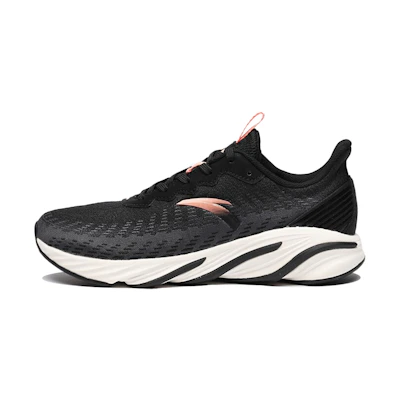 (W) Anta Low-Top Running Shoe 'Black Grey Red'