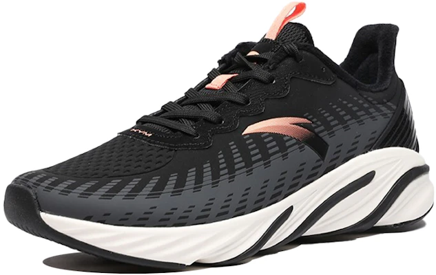 (W) 安踏黑橙白色皮革跑鞋 122045522-7 Order (W) 安踏黑橙白色皮革跑鞋 122045522-7