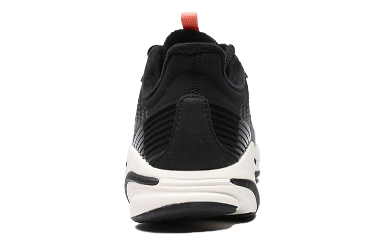 Shop (W) 安踏黑橙白色皮革跑鞋 122045522-7