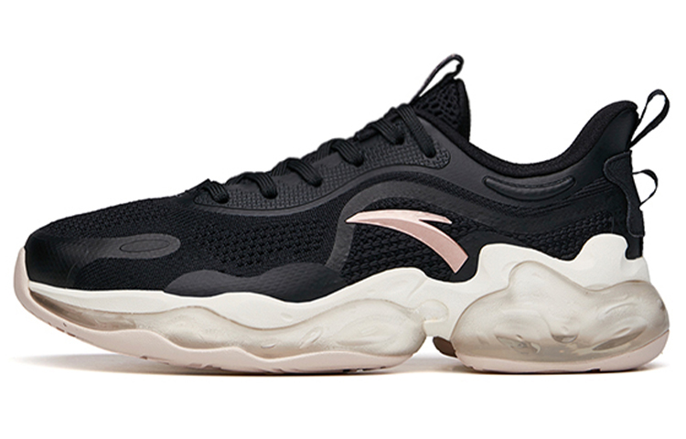 (Women) Anta Low Top Running Shoes 'Black Gold' 122035501-11