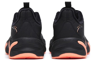 (Women) Anta Low-Top Running Shoes 'Black Orange Non-Stop'