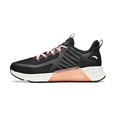 (W) Anta Low-Top Running Shoes 'Black White'
