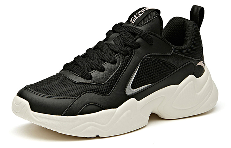 (W) Anta Low-Top Running Shoes 'Black White' 圖 2