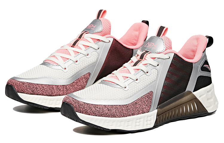 (W) Anta Low-Top Running Shoes 'Fashion Minimalist White Pink Black' 圖 2