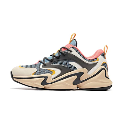 (W) Anta Running Series Sneakers 'Rice Black Green'