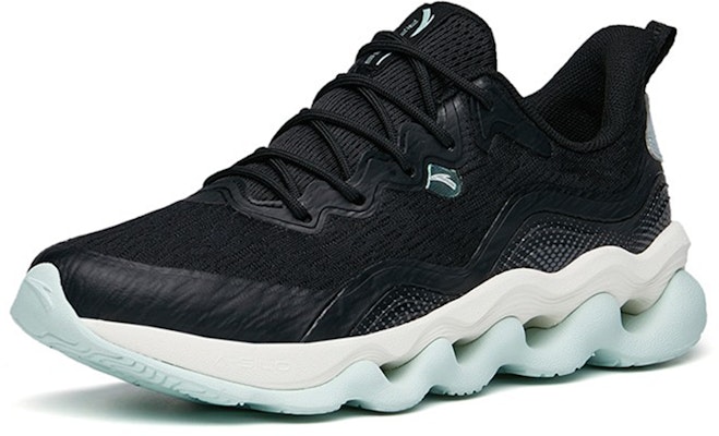 (W) アンタ低床ランニングシューズ「柔柱テック - 黒灰」 122215555-1 Order (W) アンタ低床ランニングシューズ「柔柱テック - 黒灰」 122215555-1