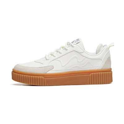 (W) Anta Low-Top Skateboard Sneakers 'Ivory White'