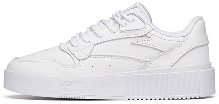 women-anta-low-top-sneaker-thick-sole-versatile-white-122148073-4