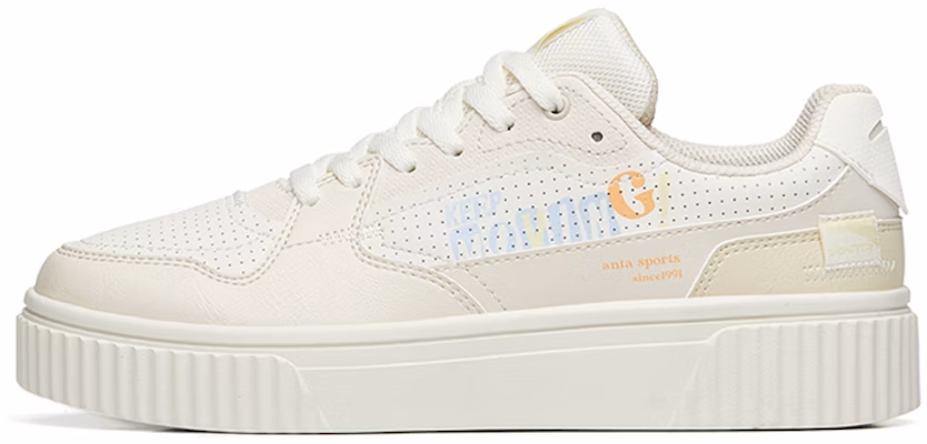 (Women) Anta Low-Top Sneaker 'White Grey Yellow' 122238062-3 Buy (Women) Anta Low-Top Sneaker 'White Grey Yellow' 122238062-3
