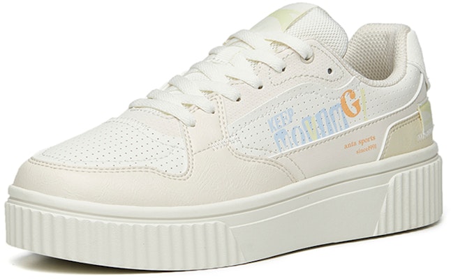 (Women) Anta Low-Top Sneaker 'White Grey Yellow' 122238062-3 Lookbook (Women) Anta Low-Top Sneaker 'White Grey Yellow' 122238062-3