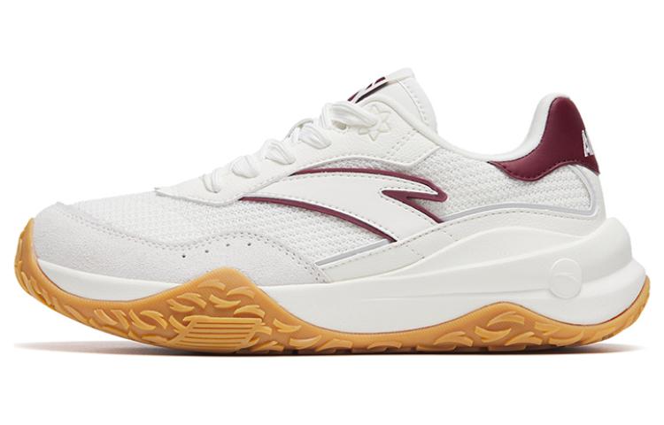 (W) Anta Low White Grey Red 'Qi Cheng Nian Gao'