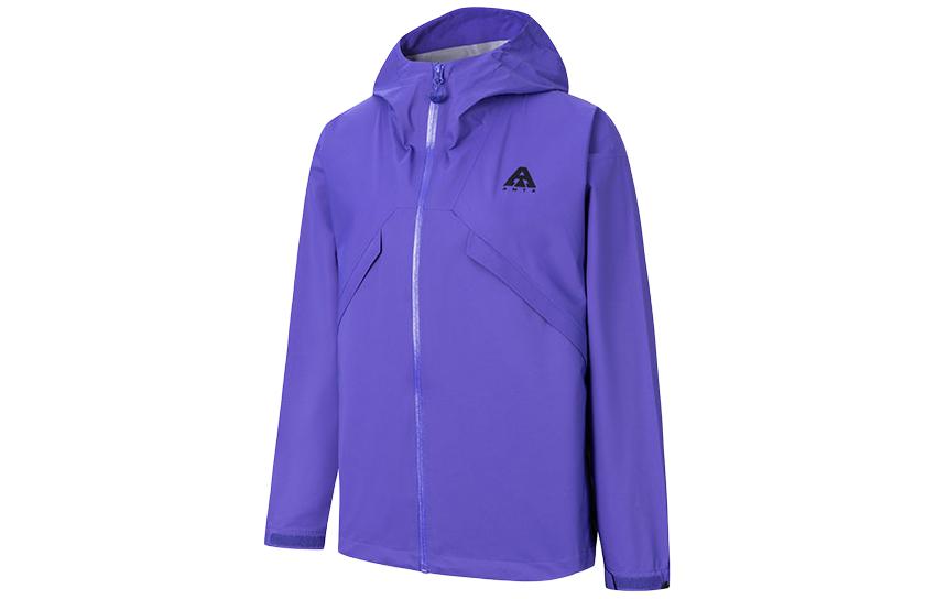 (Women) Anta LT Outdoor Jacket Women’s Windproof Waterproof Breathable - Smoky Purple 962417601-6