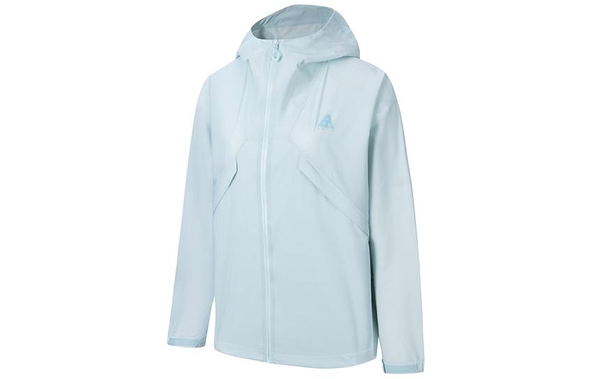(Women) Anta LT Series Waterproof Windbreaker Jacket - Light Sky Blue 962417601-2
