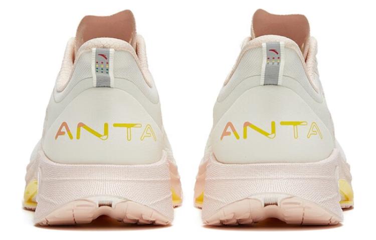 Shop Anta安踏 MACH馬赫 3.0 專業競速 減震防滑耐磨 低筒 跑步鞋 女款白粉