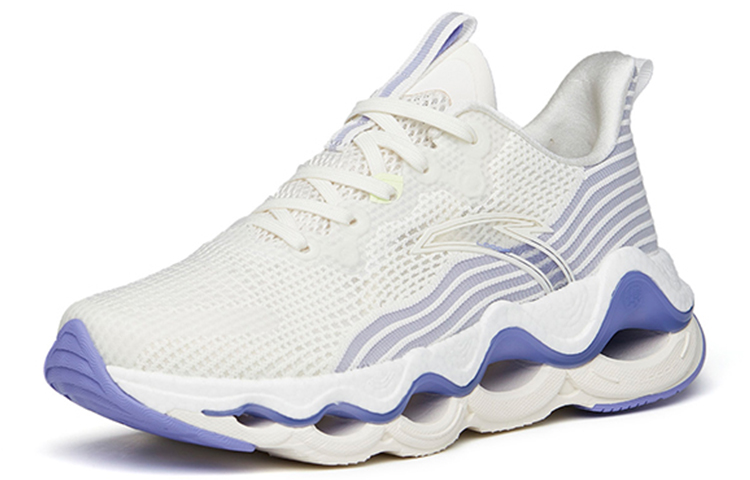 Lookbook Anta安踏 火星泡棉 輕便耐磨跑步鞋 女款 白紫