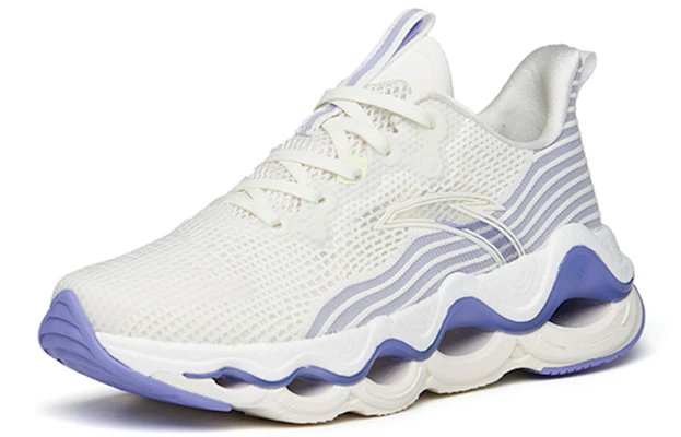 Anta安踏 火星泡棉 輕便耐磨跑步鞋 女款 白紫 Lookbook Anta安踏 火星泡棉 輕便耐磨跑步鞋 女款 白紫