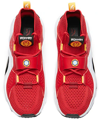 MARVEL/漫威 x Anta安踏 延伸系列 鋼鐵人 中筒 跑步鞋 女款 白紅 Lookbook MARVEL/漫威 x Anta安踏 延伸系列 鋼鐵人 中筒 跑步鞋 女款 白紅