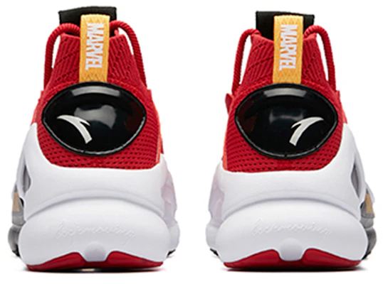 MARVEL/漫威 x Anta安踏 延伸系列 鋼鐵人 中筒 跑步鞋 女款 白紅 Shop MARVEL/漫威 x Anta安踏 延伸系列 鋼鐵人 中筒 跑步鞋 女款 白紅