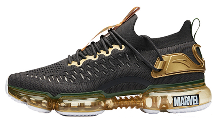 (Women) Anta MARVEL x SEEED Low 'Rainbow Bridge - Loki Black Gold' 92925501-9