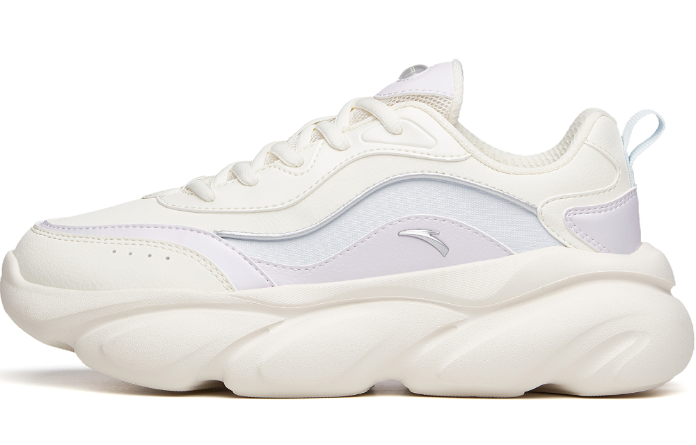 (Women) Anta Meow Claw Lifestyle Series 'White Purple Daddy Shoes' 922048894-4