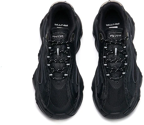 安踏 喵喵鞋2.0 厚底 減震防滑耐磨 低幫 老爹鞋 女款 黑色 Lookbook 安踏 喵喵鞋2.0 厚底 減震防滑耐磨 低幫 老爹鞋 女款 黑色